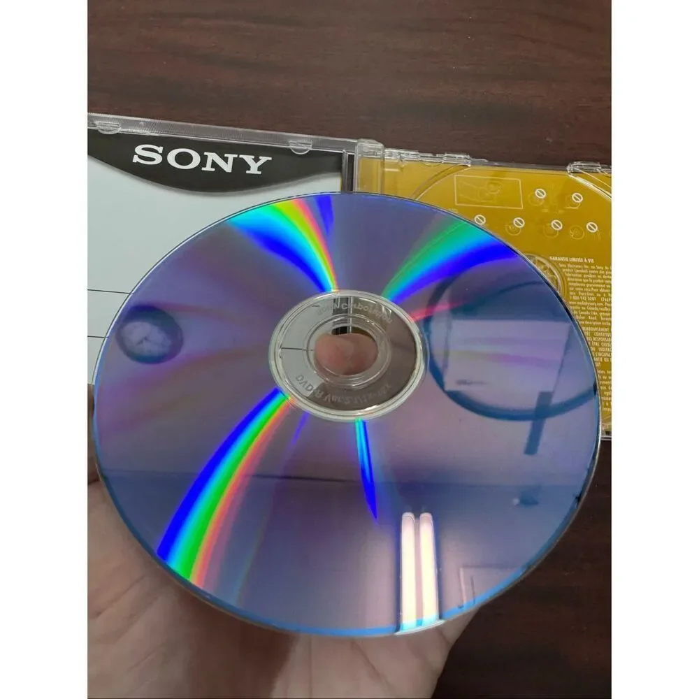 New Sony DVD-R 4.7 GB- 120 Minutes DVD Blanks (3 Discs)